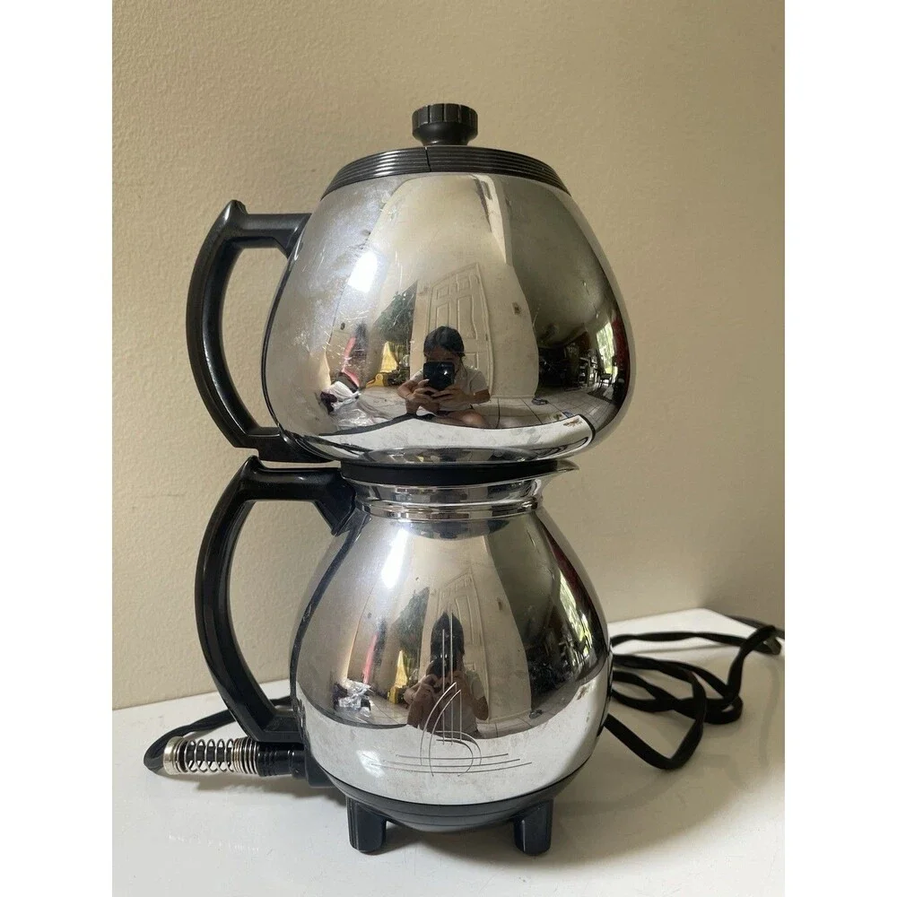 Sunbeam Coffeemaster C30A Chrome Electric Automatic Siphon Coffee Maker